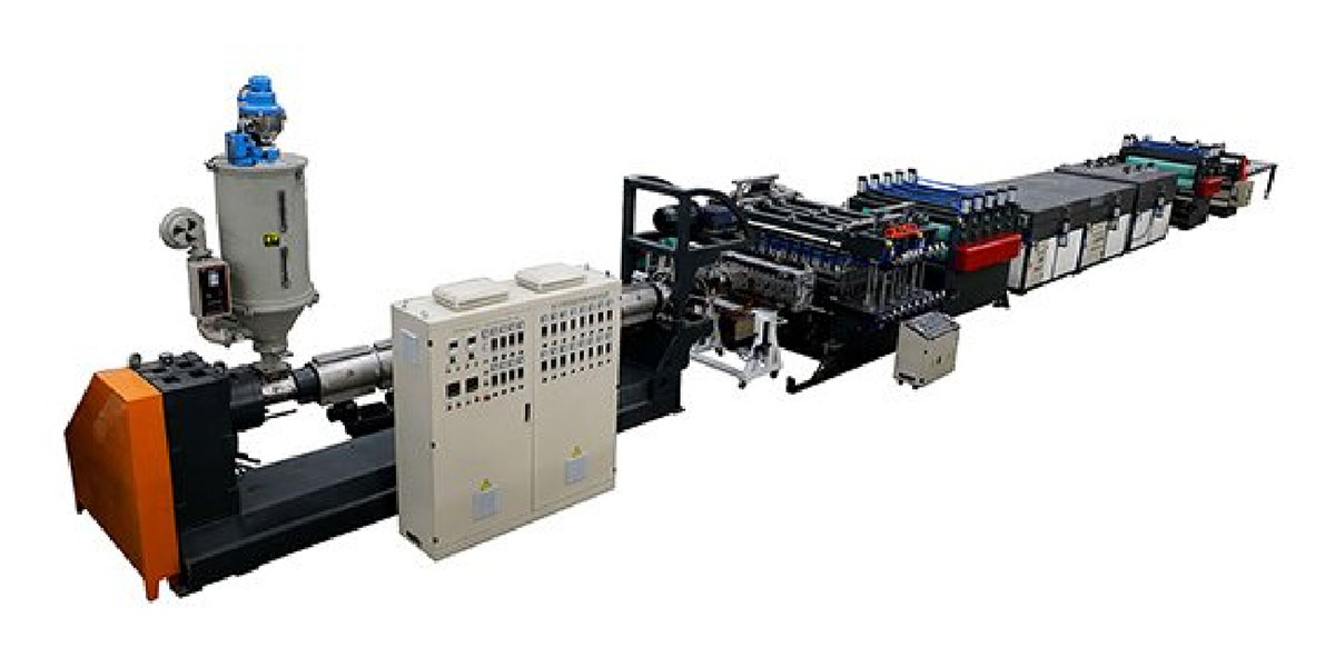 PC, PP Hollow Lattice Board Extrusion Production Line Equipment