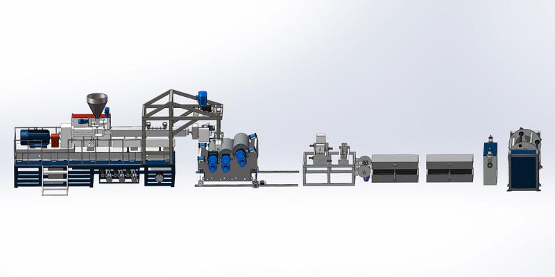 PC, PMMA Optical Sheet Extrusion Production Line Equipment